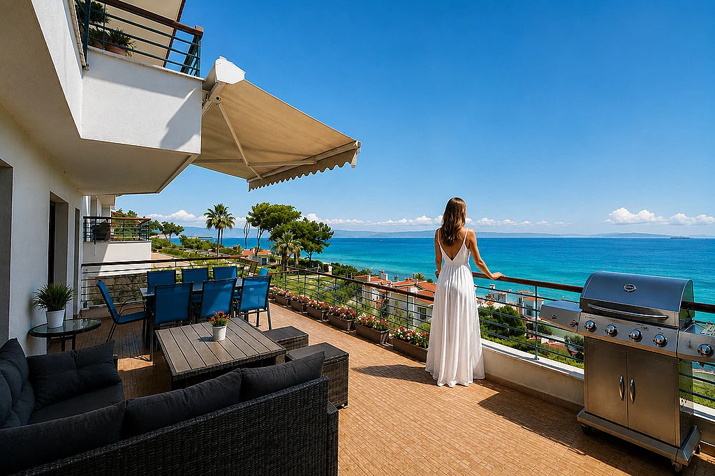 Kallithea Villa with Sea View