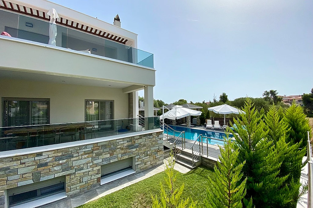 Nea Fokia 3-Level Modern Villa with Pool
